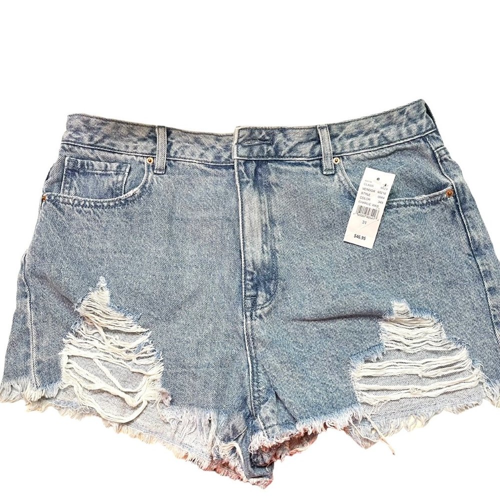 NWT Pacsun "High Rise Festival" Denim Shorts Size 31